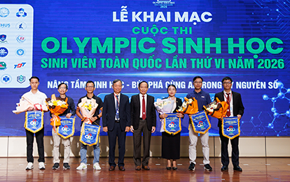 Khai mạc Olympic Sinh học Sinh viên Toàn quốc lần thứ VI năm 2026 tại Đại học Duy Tân