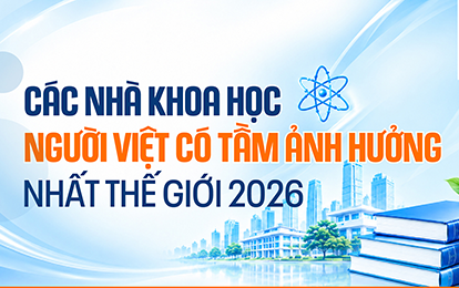 Các nhà Khoa học người Việt có tầm Ảnh hưởng nhất Thế giới 2026