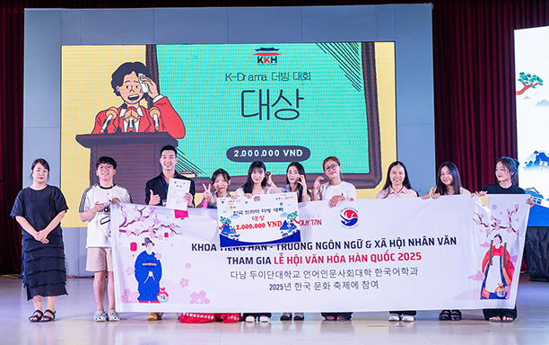 Sinh viên Đại học Duy Tân giành giải cao tại ngày hội Hàn Quốc