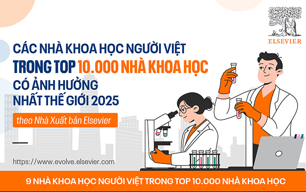 Các nhà khoa học người Việt trong Top 10.000 Nhà Khoa học có ảnh hưởng nhất thế giới 2025