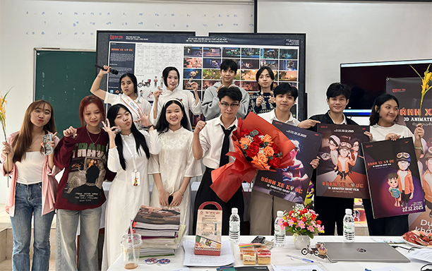 Sinh viên Duy Tân tốt nghiệp với Đồ án Phim hoạt hình 3D