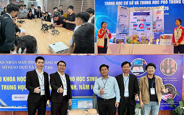 ĐH Duy Tân đồng hành cùng Cuộc thi Khoa học kỹ thuật THPT tại nhiều tỉnh, thành