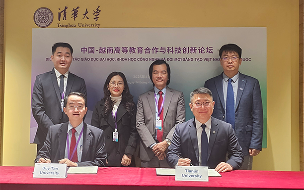 Đại học Duy Tân và Đại học Thiên Tân ký kết hợp tác chiến lược