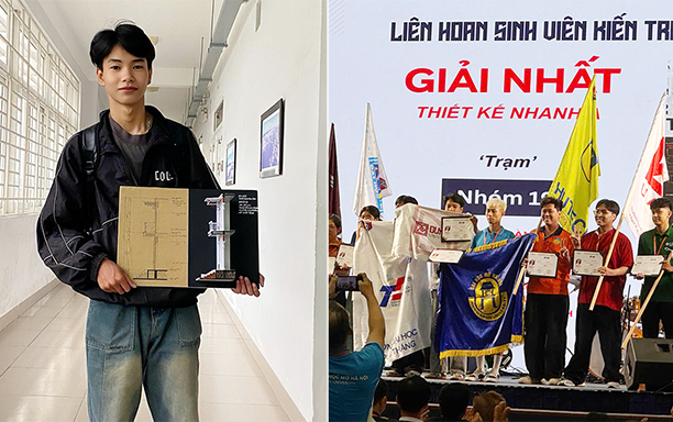 Sinh viên Duy Tân thắng giải tại Festival kiến trúc 2026