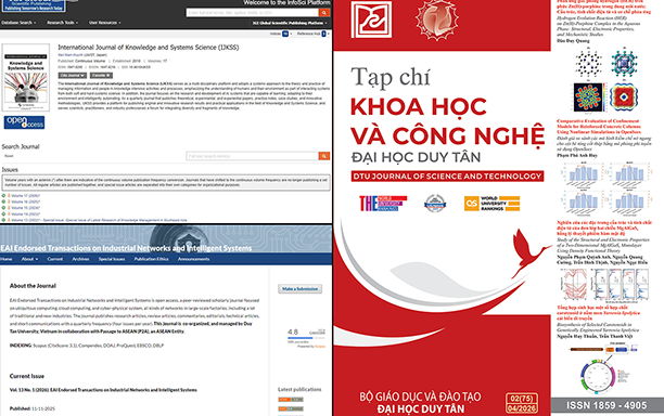 Các tạp chí của ĐH Duy Tân đạt chuẩn Khoa học Việt Nam 2026