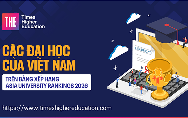 Các đại học Việt Nam trên Bảng xếp hạng Asia University Rankings 2026