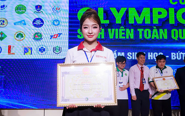 Giọng hát Việt nhí học bác sĩ Răng - Hàm - Mặt DTU giành giải ba Olympic sinh học 2026