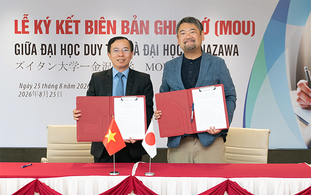 Đại học Duy Tân ký kết MOU với Đại học Kanazawa, Nhật Bản