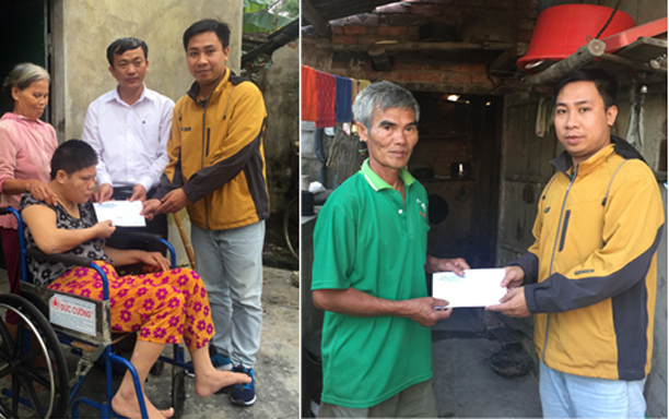 Bí thư Đoàn ĐH Duy Tân Vận động hàng trăm triệu đồng giúp Dân vùng lũ